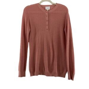 Sundays Pink Cashmere Blend Sweater Sz‎ Medium
